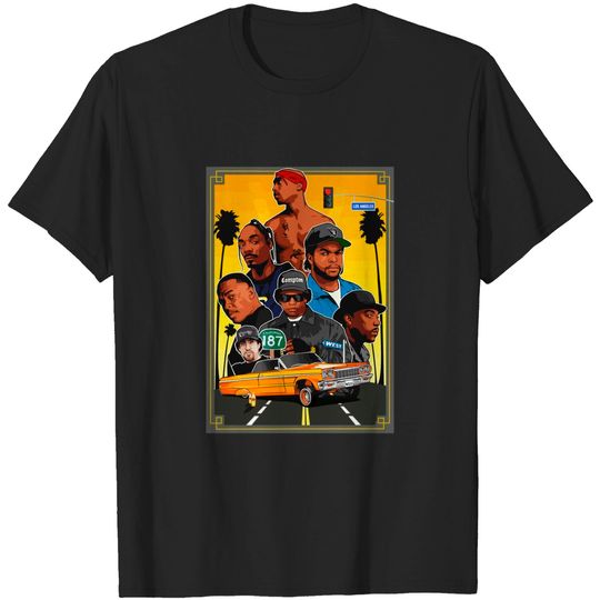 Discover Snoop Dog, Tupac, Ice Cube , Dr Dre , Eazy E  Shirt