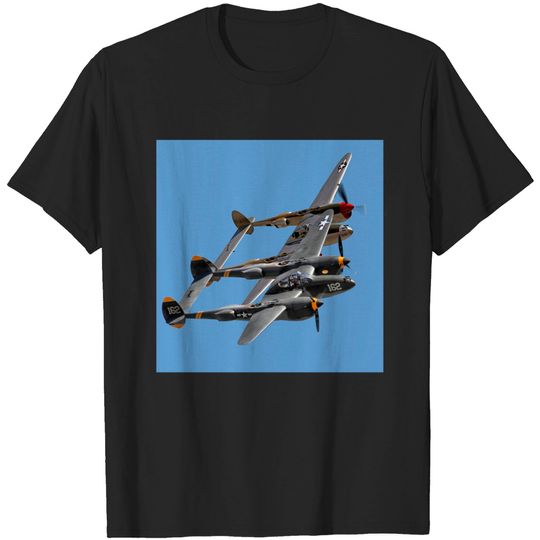 Discover P-38 Lightnings - P 38 Lightning - T-Shirt