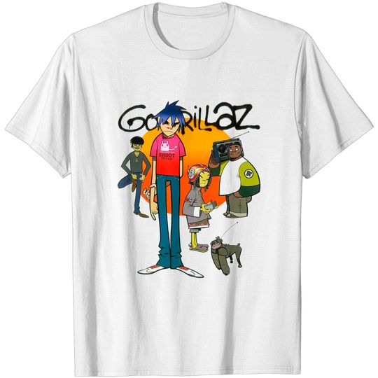 Discover vintage style Gorillaz style anime shirt