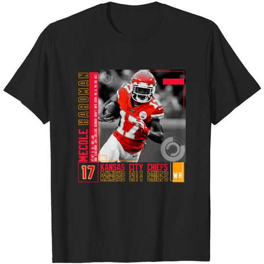 Discover Mecole Hardman Football Edit Tapestries Chiefs - Mecole Hardman - T-Shirt