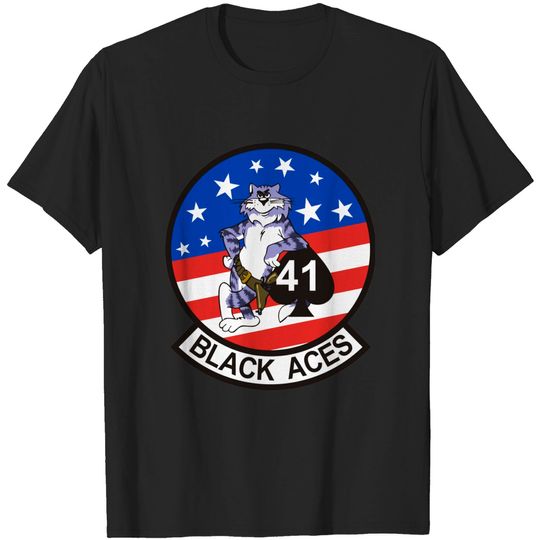 Discover Tomcat VF-41 Black Aces - Black Aces - T-Shirt