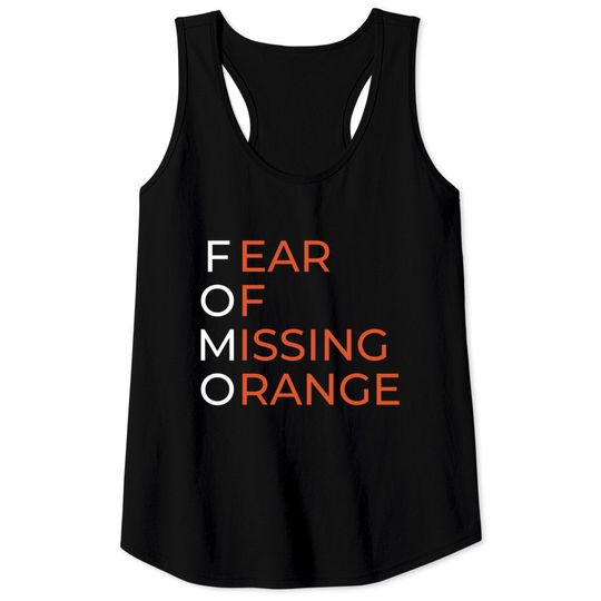 Discover Orange Theory FOMO Tank Tops