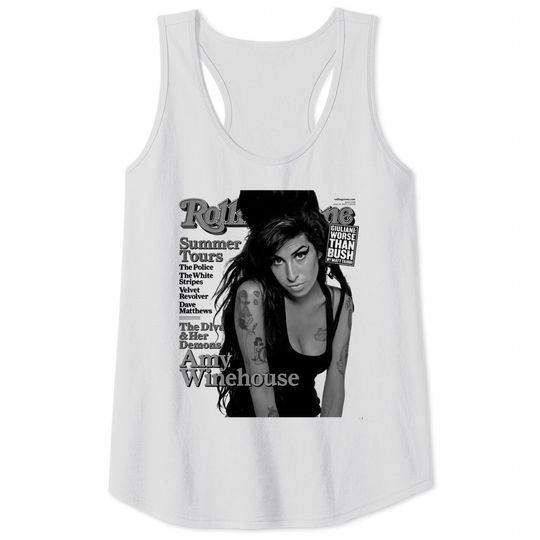 Discover Amy Winehouse Indie Pop Rock Tank Tops L