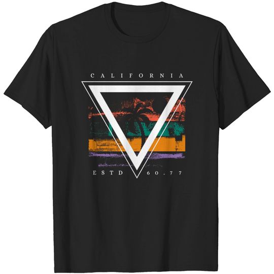 Discover California Beach USA T-shirt