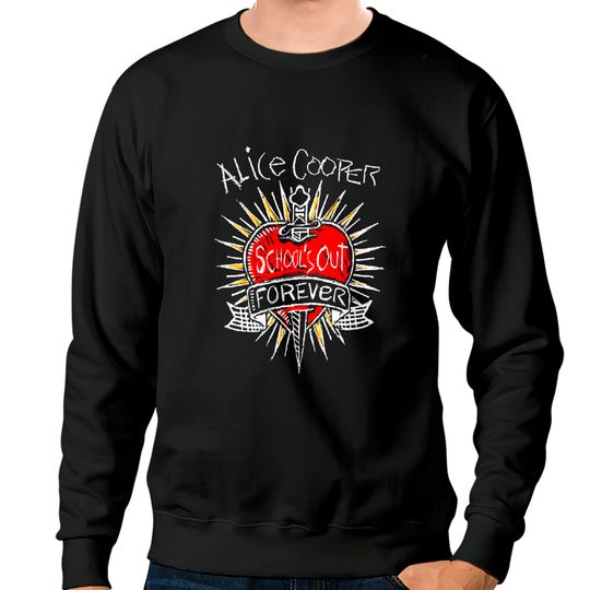 Discover Alice Cooper - Vintage School's Out Forever Sweatshirts