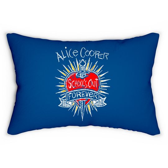 Discover Alice Cooper - Vintage School's Out Forever Lumbar Pillows