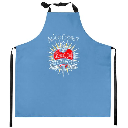 Discover Alice Cooper - Vintage School's Out Forever Kitchen Aprons