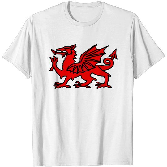 Discover Welsh Dragon Wales - Welsh Dragon - T-Shirt