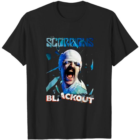 Discover Scorpions Blackout Black T-Shirt