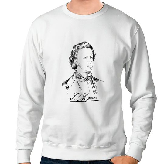 Discover Frédéric Chopin-Composer-Classical Music-Piano Sweatshirts