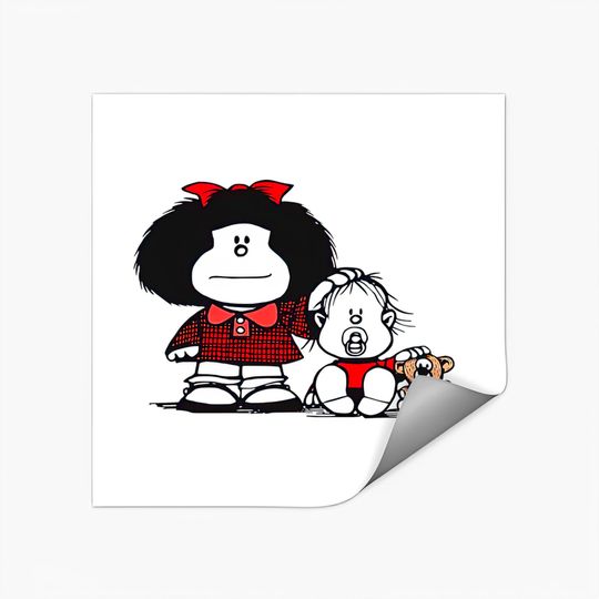 Discover Brothers - Mafalda Feminist phrases Humor - Stickers