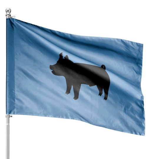 Discover Swine Pig House Flags