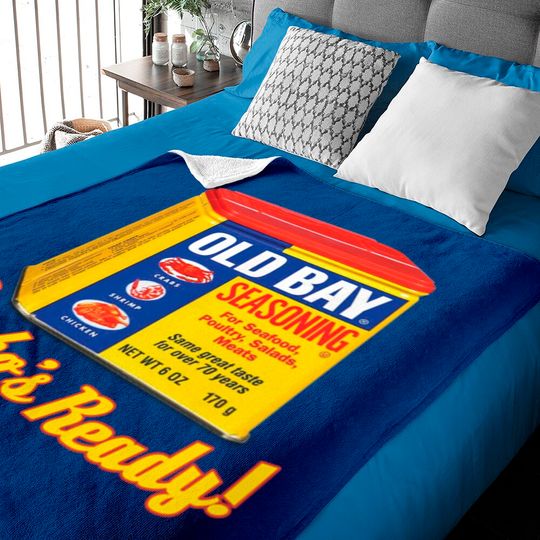 Discover Gumbo's Ready - Old Bay - Baby Blankets