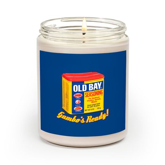 Discover Gumbo's Ready - Old Bay - Scented Candles