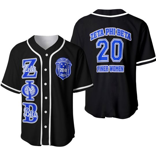 Discover 1920 Paraphernalia Zeta Beta Baseball Jersey