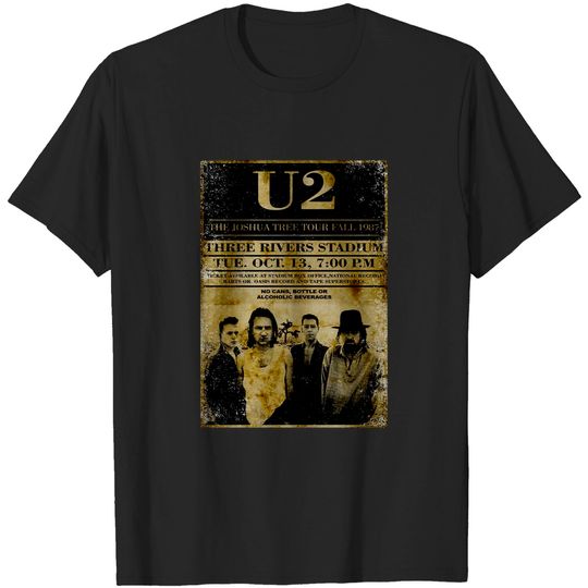 Discover U2 Joshua Tree Poster 80s T-Shirt