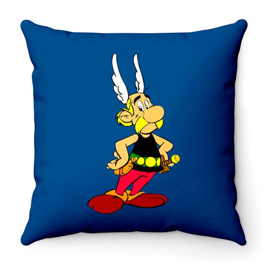 Discover Asterix Movie Cartoon Art Funny Printed Kids Unisex Boy Girl Throw Pillow Gift Throw Pillows