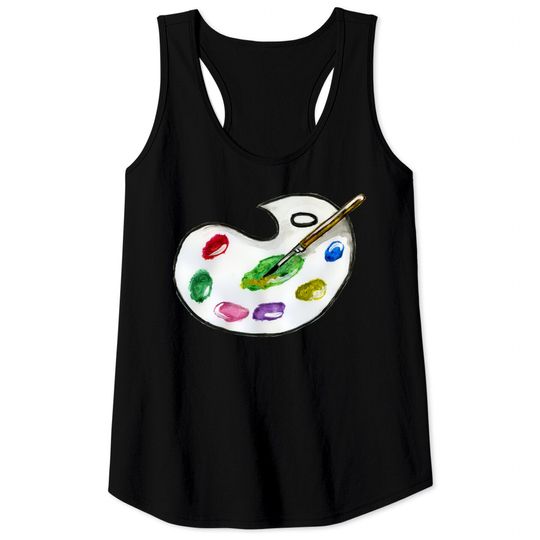 Discover painting palette Tank Tops