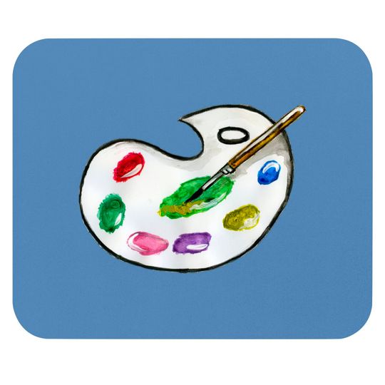 Discover painting palette Mouse Pads