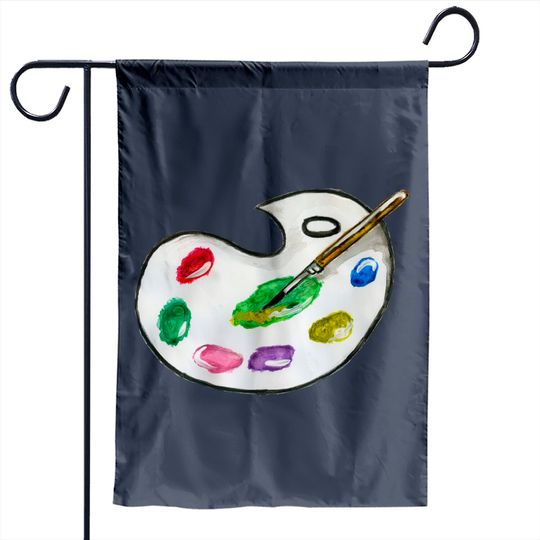 Discover painting palette Garden Flags
