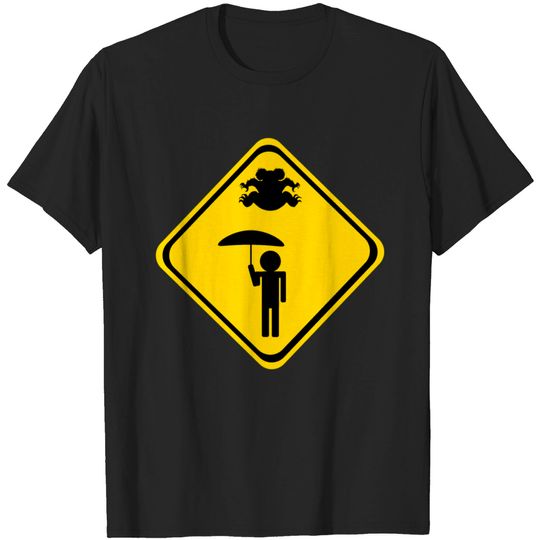 Discover Drop Bear Warning Sign T-shirt
