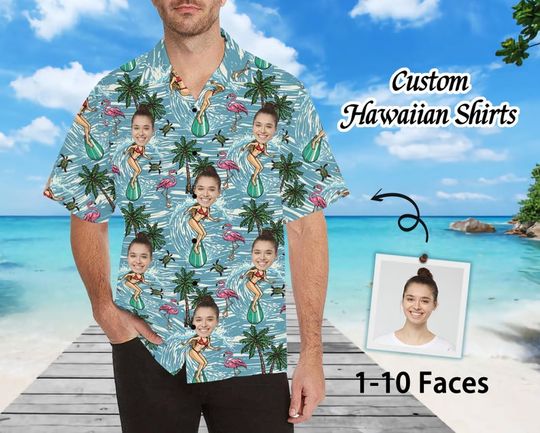 Discover Custom Hawaii Shirt with Face