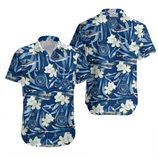 Discover US Navy Hawaiian Shirt
