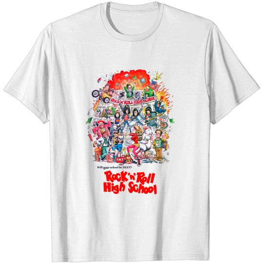 Discover Rock 'n' Roll High School - Punk - T-Shirt