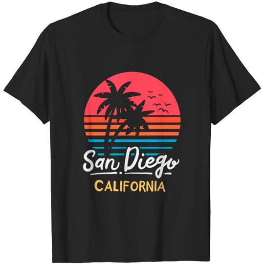 Discover San Diego California CA Vintage T-shirt