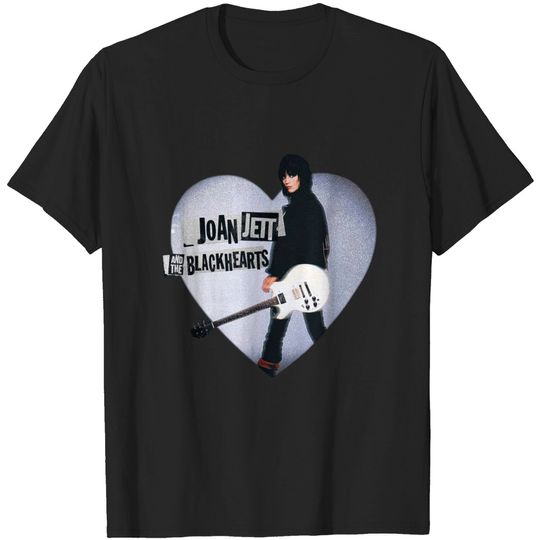 Discover Joan Jett Official Heart Guitar Tee T-Shirt