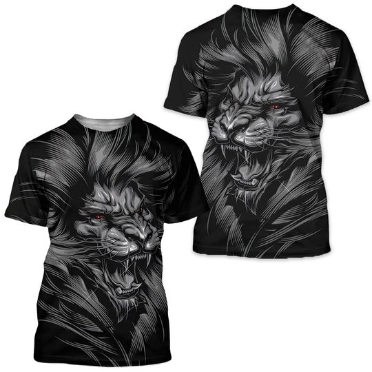 Discover Lion Tattoo 3D Shirt
