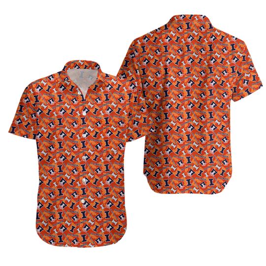 Discover Fighting Illini Hawaiian Shirt