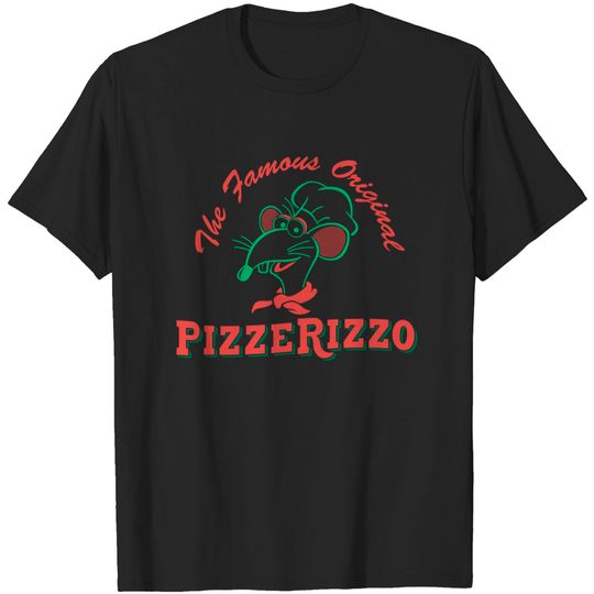 Discover Pizza Rizzo PIZZERIZZ0 T-shirt ~The Famous Original Pizza Shirt