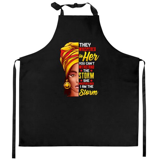 Discover African American Woman I Am The Storm Kitchen Aprons