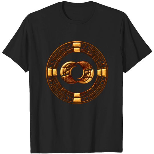 Discover Maya Time-Wheel - crop circle - Silbury Hill T-shirt