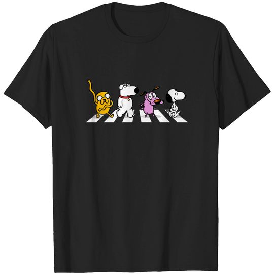 Discover Dogs on Abbey Road T-shirt