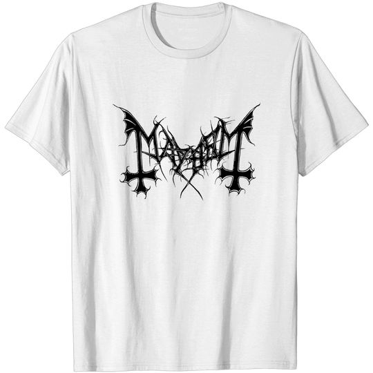 Discover Mayhem - Logo (Black Cover Edition) - Mayhem - T-Shirt