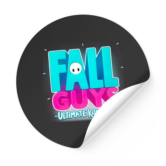 Discover Fall Guys Ultimate Knockout Logo Stickers
