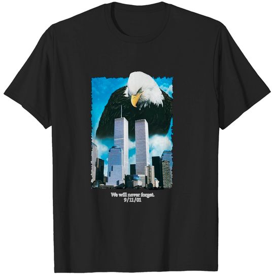 Discover 9/11 T-shirt, Bald Eagle Tee, We Will Never Forget, American Pride Shirt, United We Stand, World Trade Center, Ground Zero