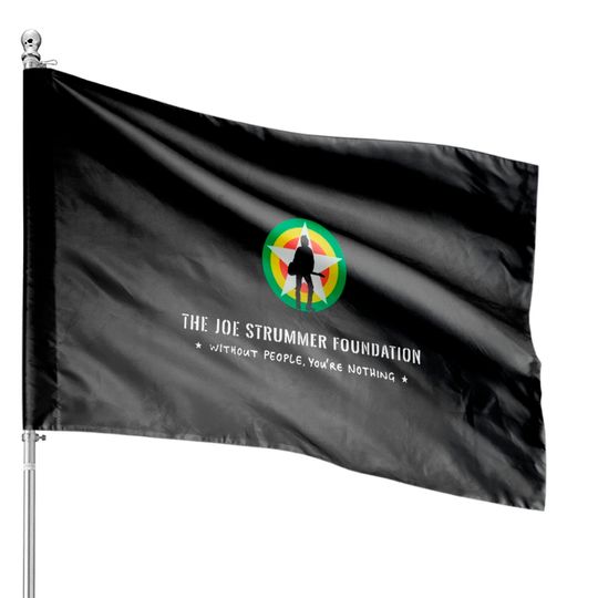 Discover The Clash Joe Strummer Foundation Gift House Flags