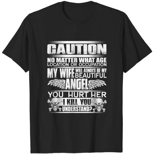 Discover My Wife Will Always Be My Beautiful Angle T Shirt T-shirt