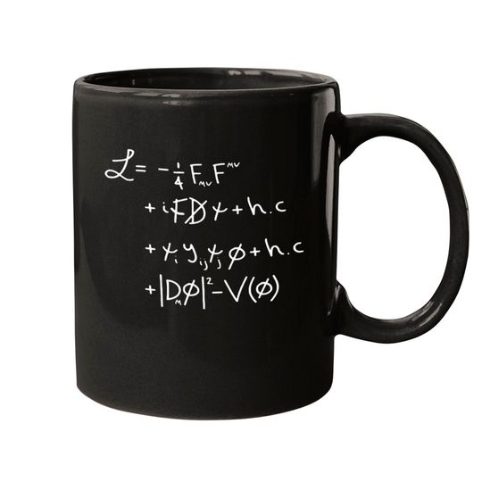 Discover Standard Model Lagrangian Higgs Boson Physics Teac Mugs