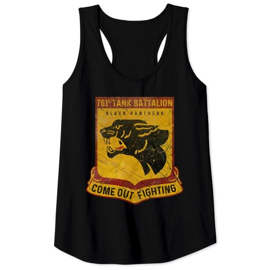 Discover 761st Tank Battalion Graphic Tank Tops