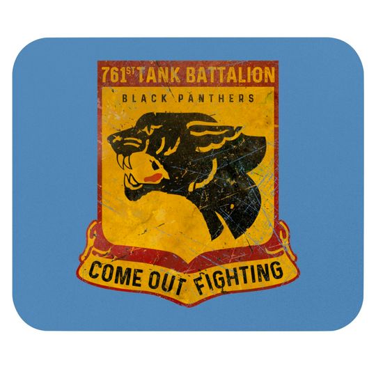 Discover 761st Tank Battalion - Black Panthers V03 - Tank Battalion - Mouse Pads