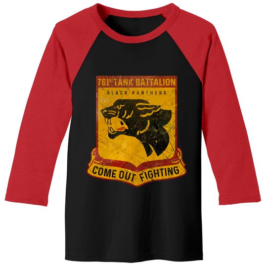 Discover 761st Tank Battalion - Black Panthers V03 - Tank Battalion - Baseball Tees
