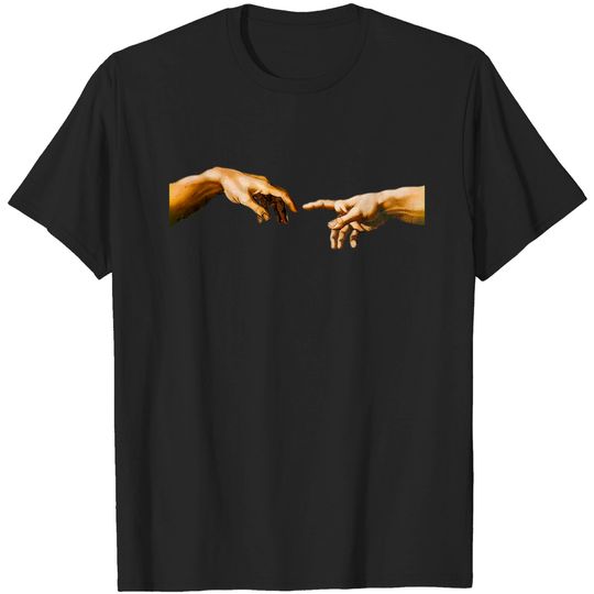 Discover Michelangelo Creation of Adam - Creation Of Adam - T-Shirt