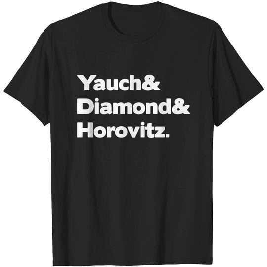 Discover Yauch and Diamond and Horovitz T-shirt