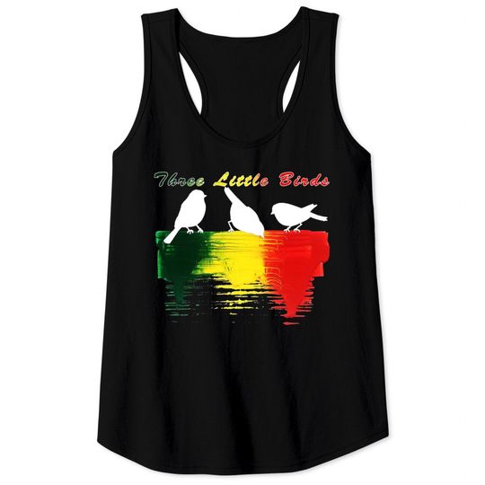 Discover Three Little Birds Africa Music Reggae Rasta Tank Tops