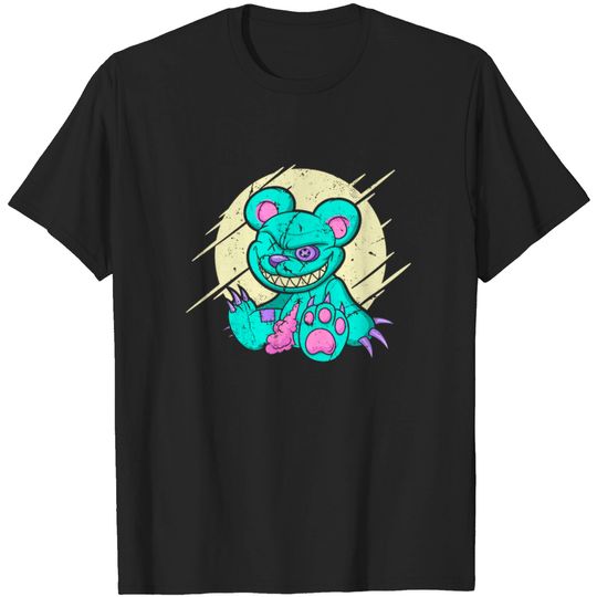 Discover Satanic Bear Pastel Goth Aesthetic Goth Gothic T-shirt
