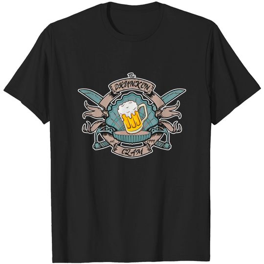 Discover The Drunken Clam logo - The Drunken Clam - T-Shirt